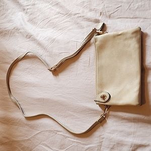 Cream/beige color purse